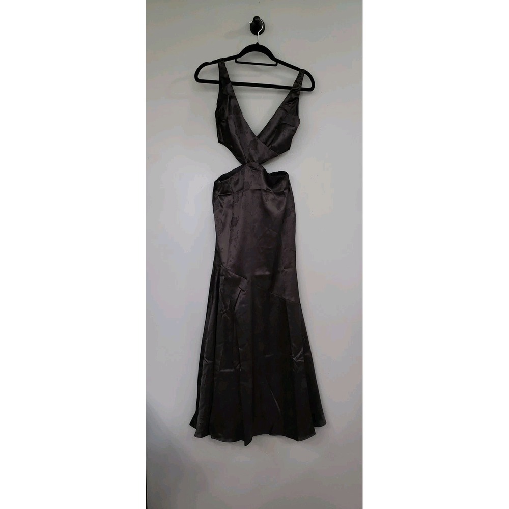 NEW UNHOLY SZ SMALL CUTOUT SILKEN STEPS prom burnout grunge formal gothic punk